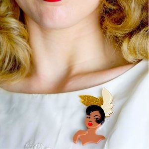 NIB ~ ERSTWILDER “BRONZE VENUS” BROOCH 2019